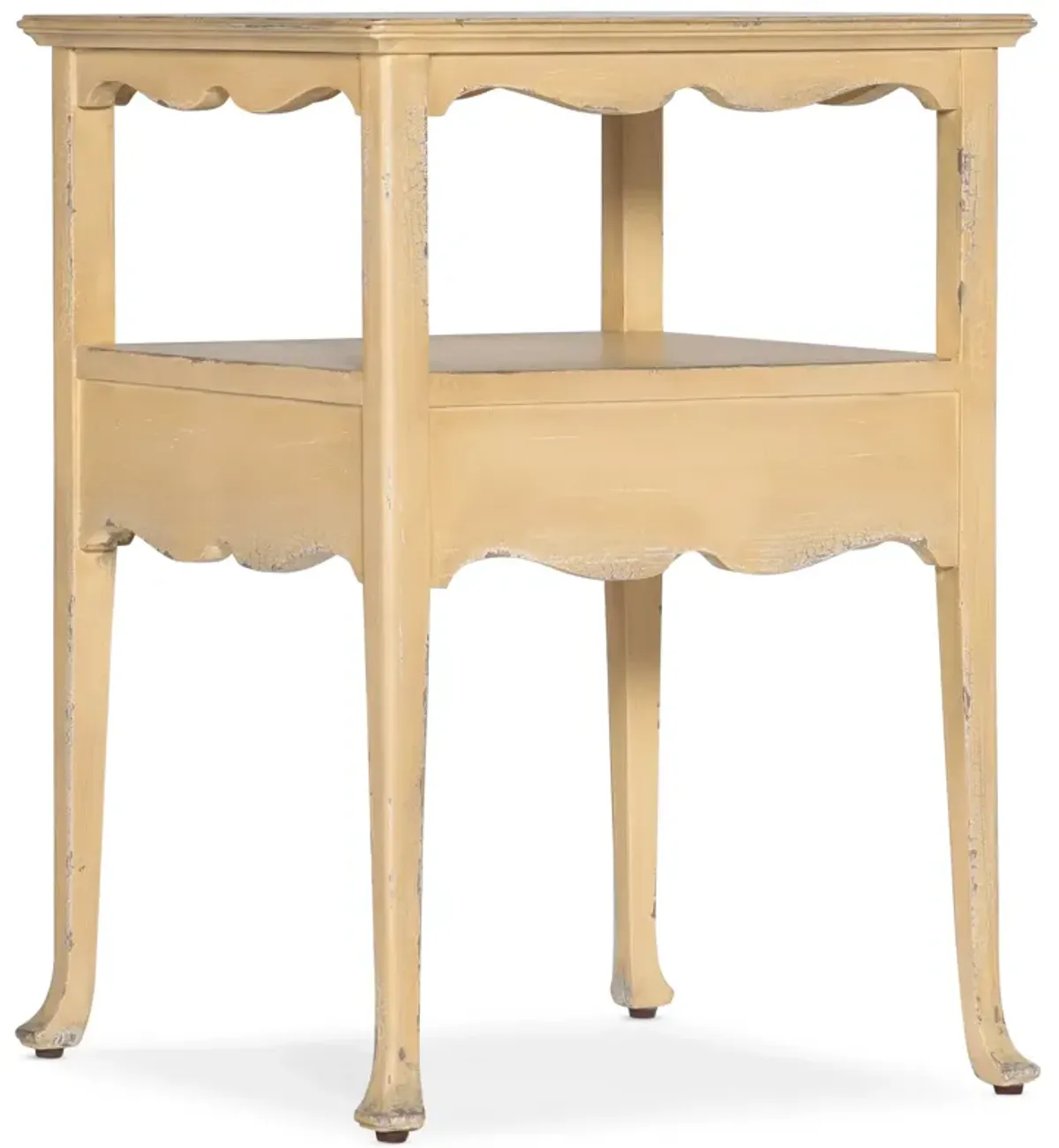 Charleston Yellow 1 Drawer Accent Table