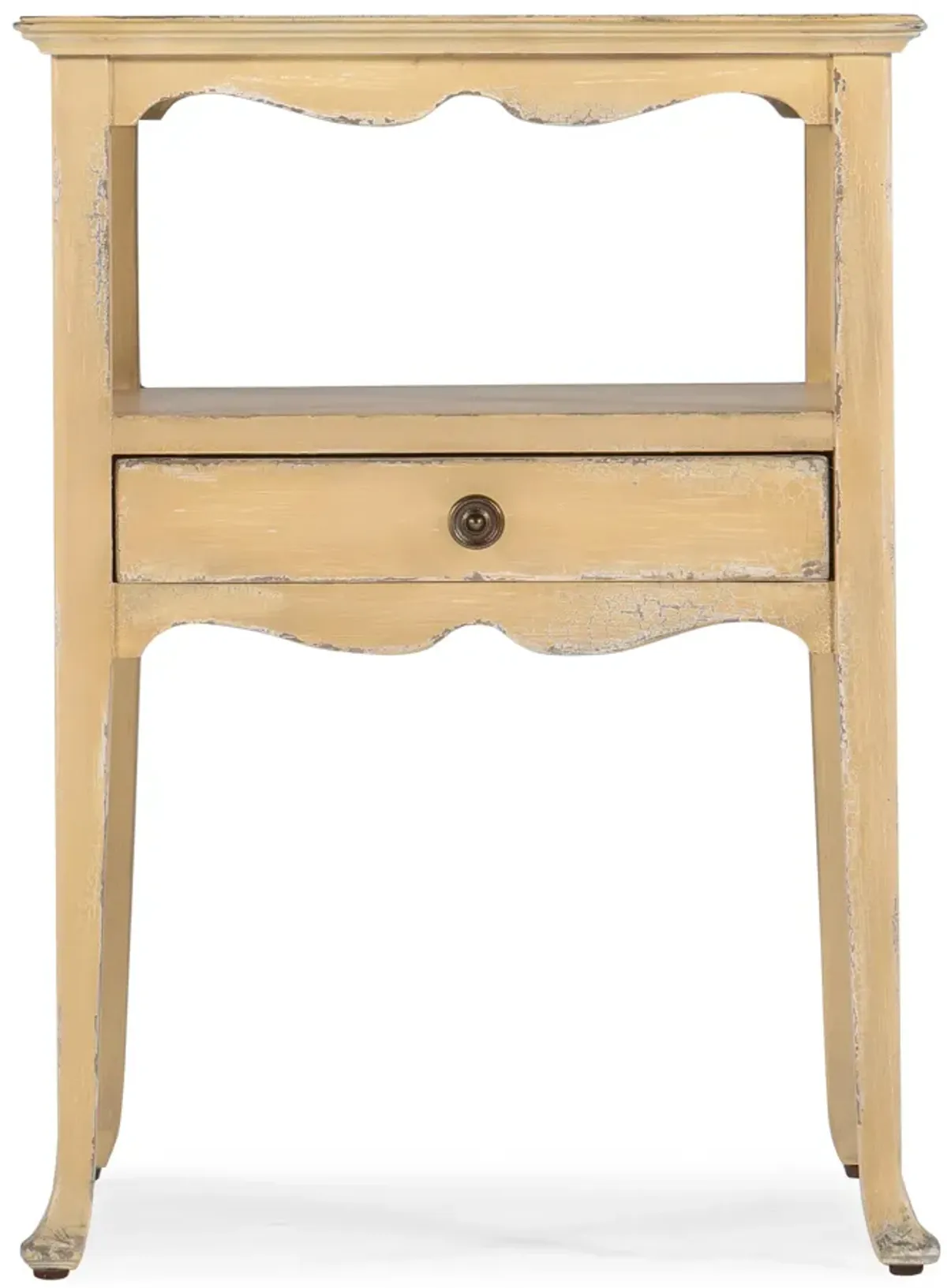 Charleston Yellow 1 Drawer Accent Table