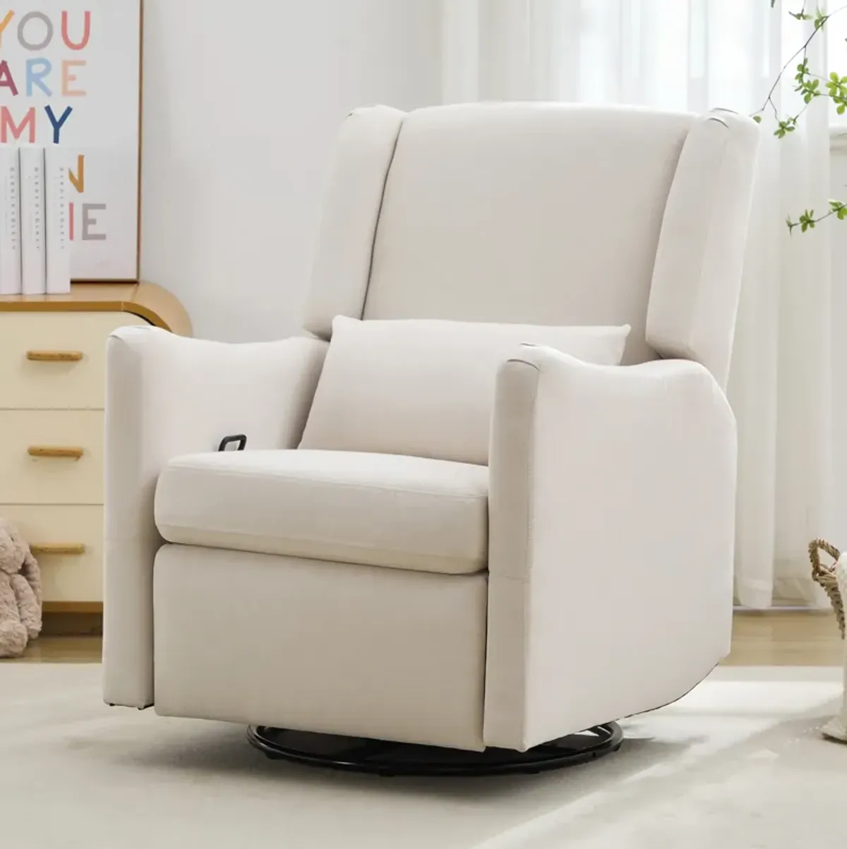 Merax Wingback Glider Rocker Recliner Chair