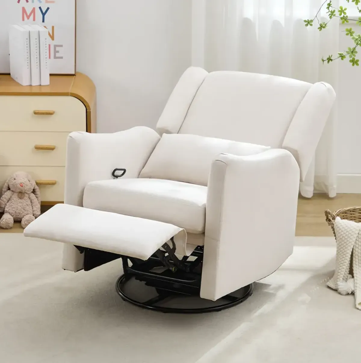 Merax Wingback Glider Rocker Recliner Chair