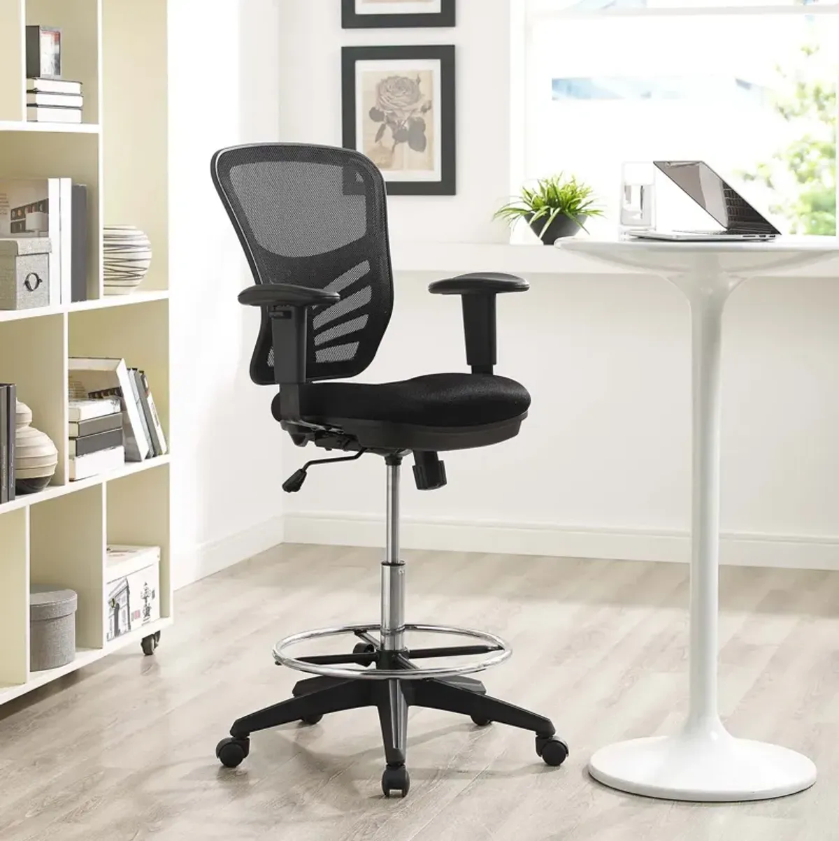 Modway Furniture - Articulate Drafting Chair Black