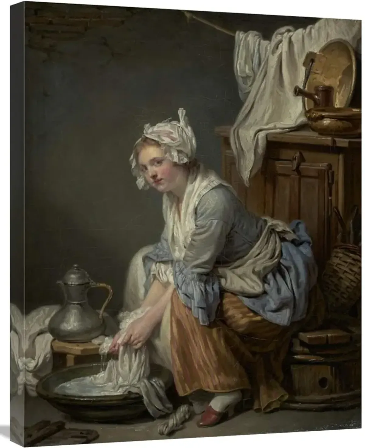 The Laundress (La Blanchisseuse)-Canvas Art-22x28