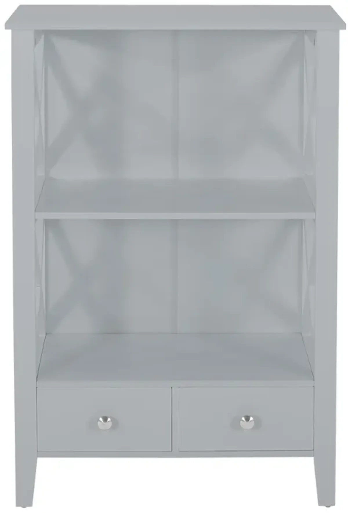 Modern Cottage 2-Drawer Storage Rack