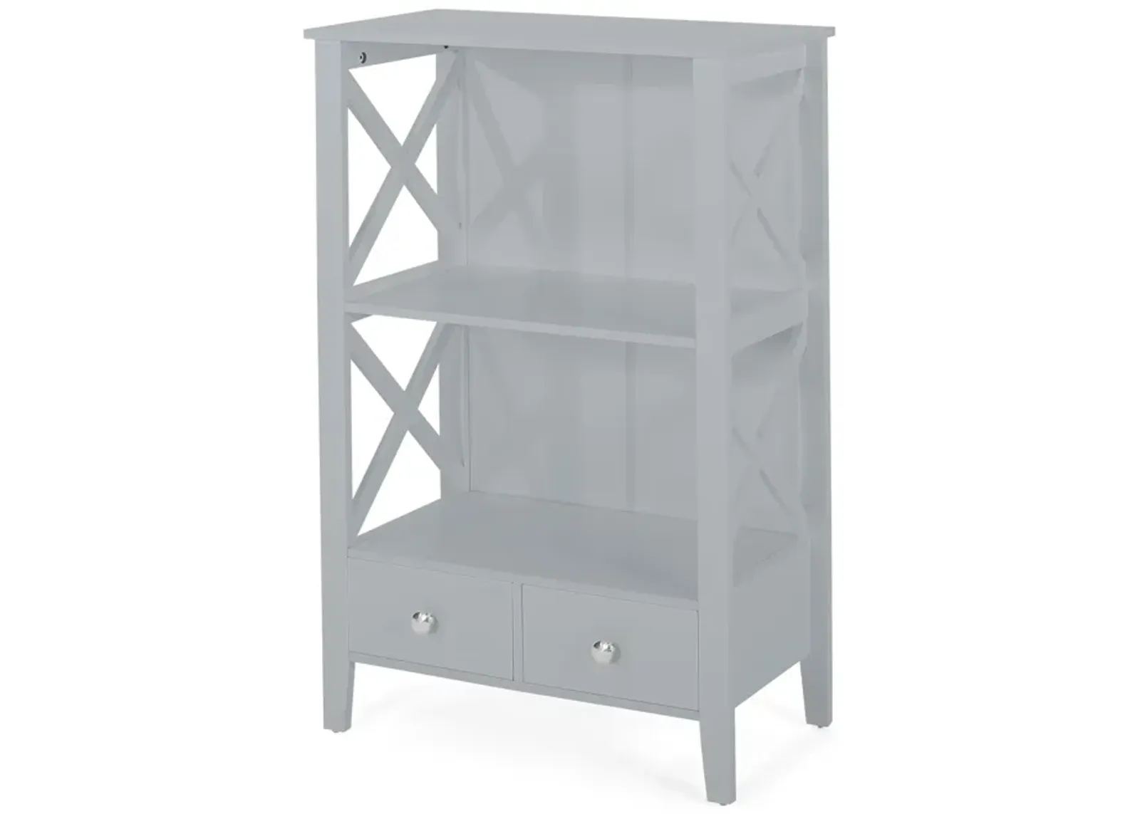 Modern Cottage 2-Drawer Storage Rack