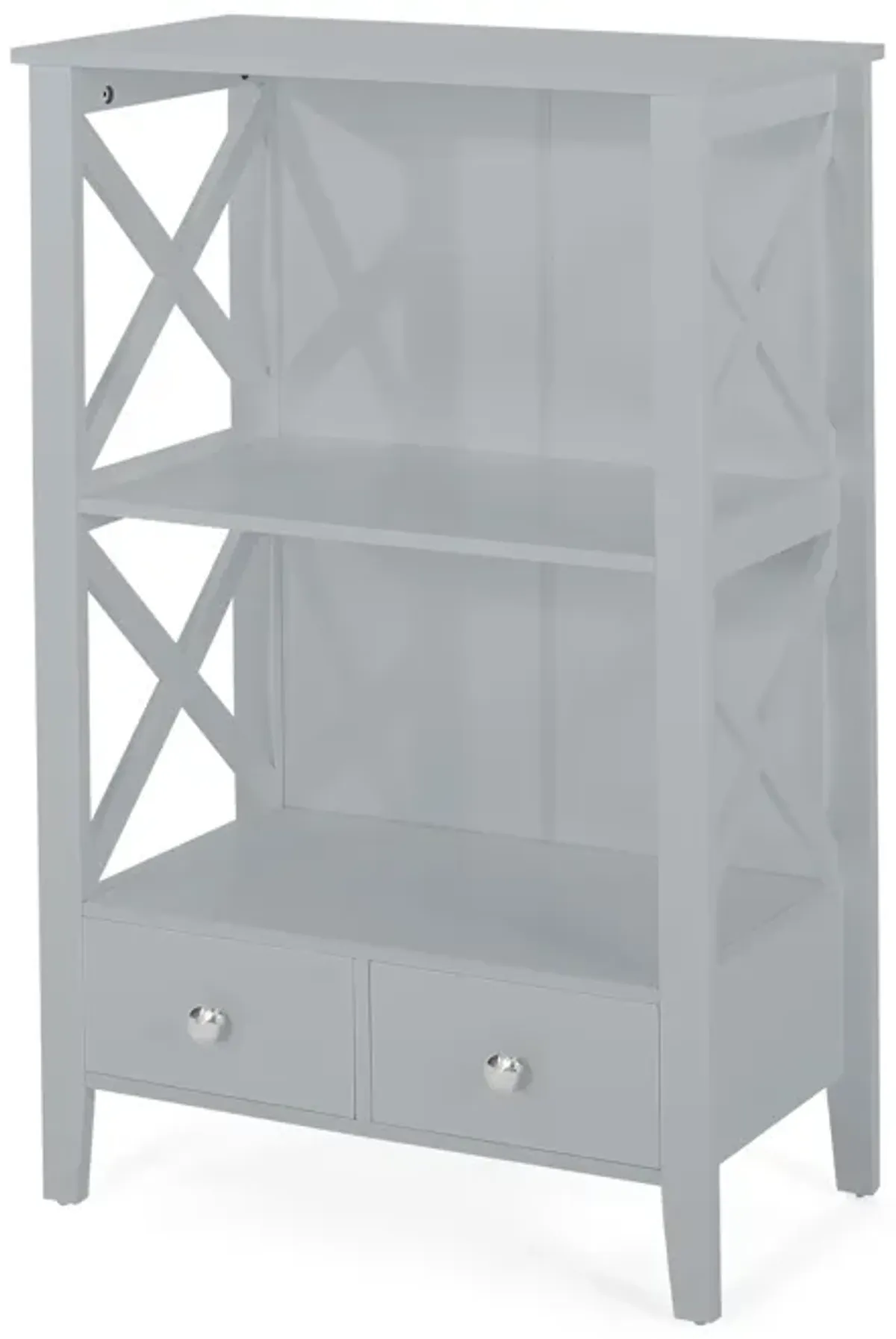 Modern Cottage 2-Drawer Storage Rack