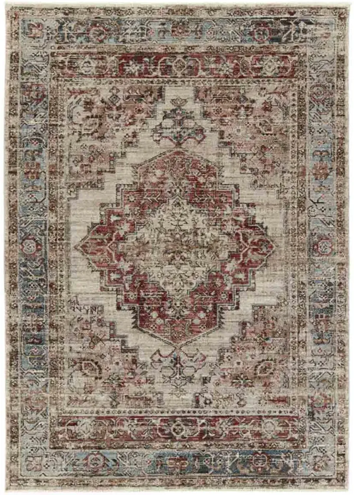 Leila Emory Red 5' x 7'6" Rug