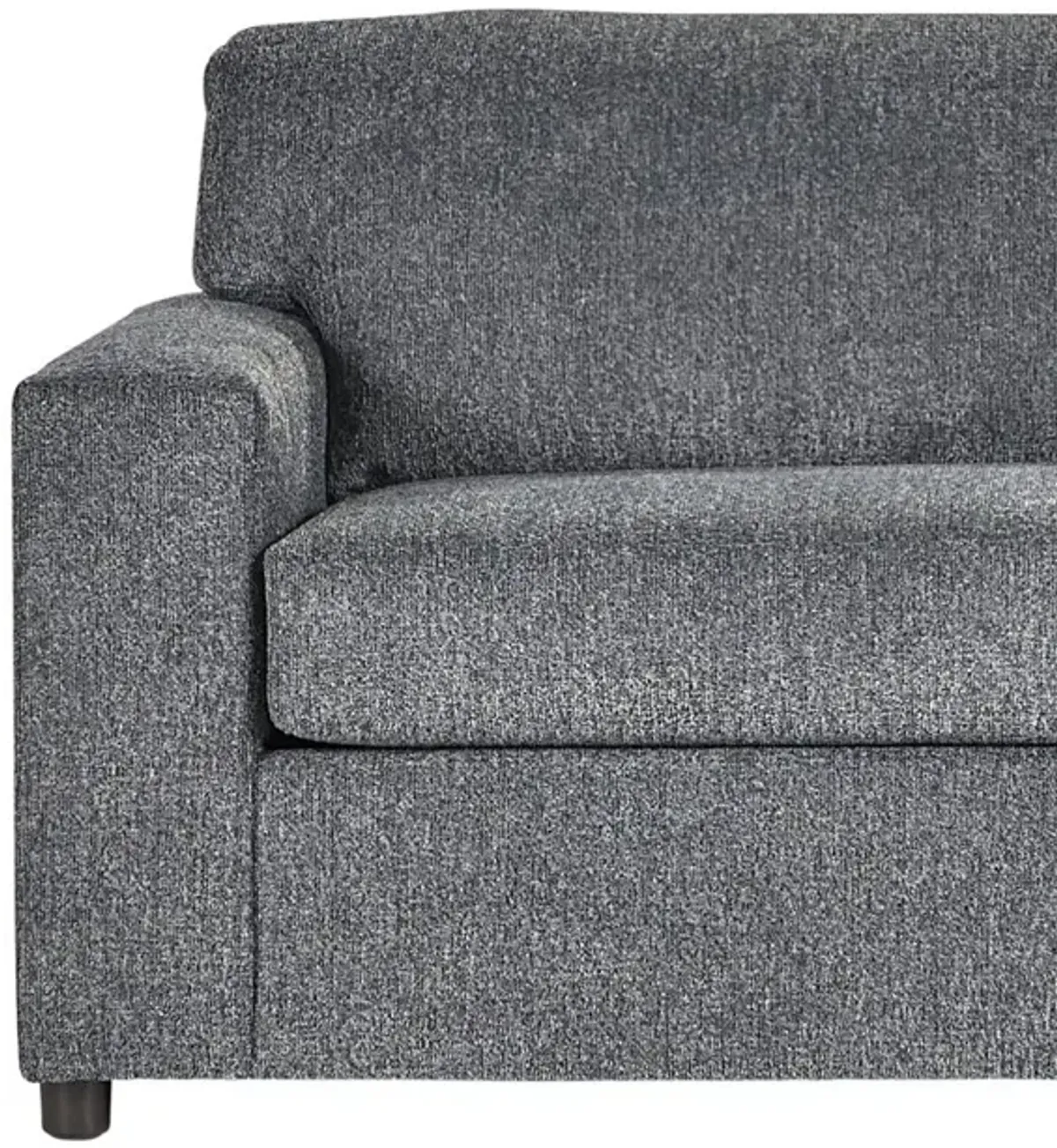 New Classic Furniture Kylo Ash Gray Polyester Fabric Sofa Couch