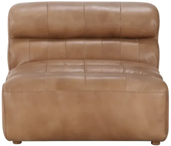 Moe's Ramsay Leather Slipper Chair