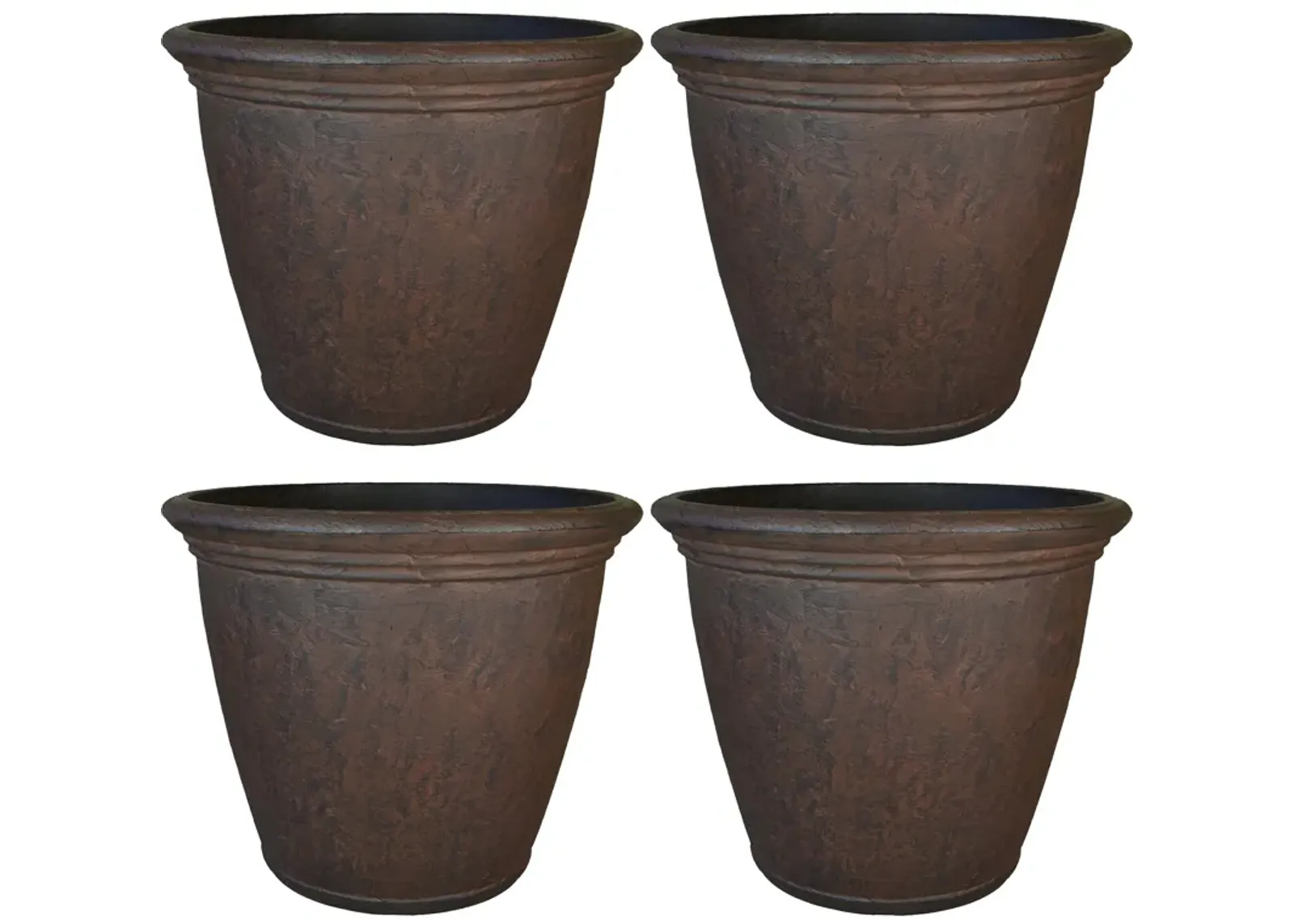 Sunnydaze 24 in Anjelica Polyresin Planter with UV-Resistance