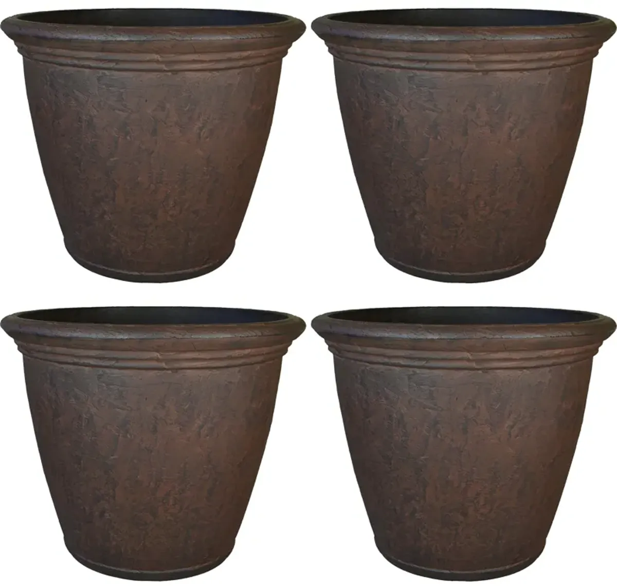 Sunnydaze 24 in Anjelica Polyresin Planter with UV-Resistance