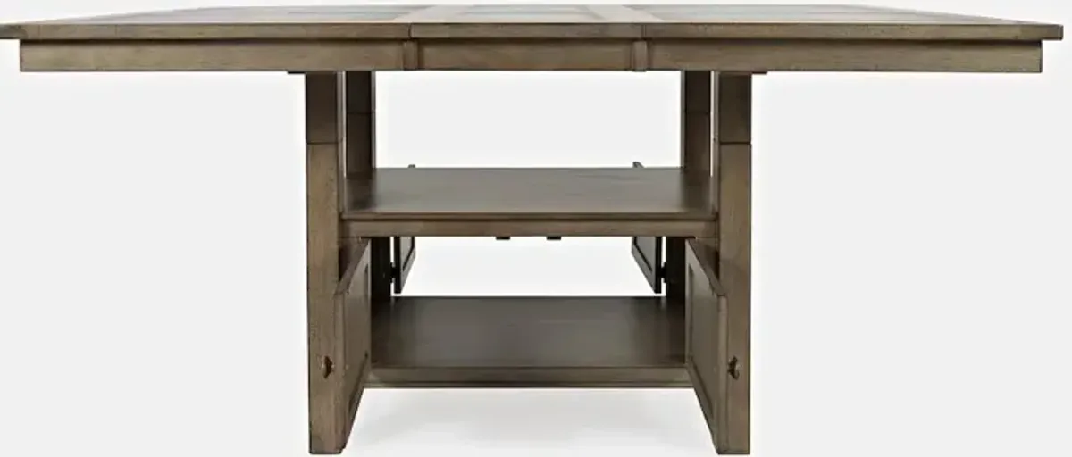 Jofran Prescott Park Modern Contemporary 74'' Storage Dining Table