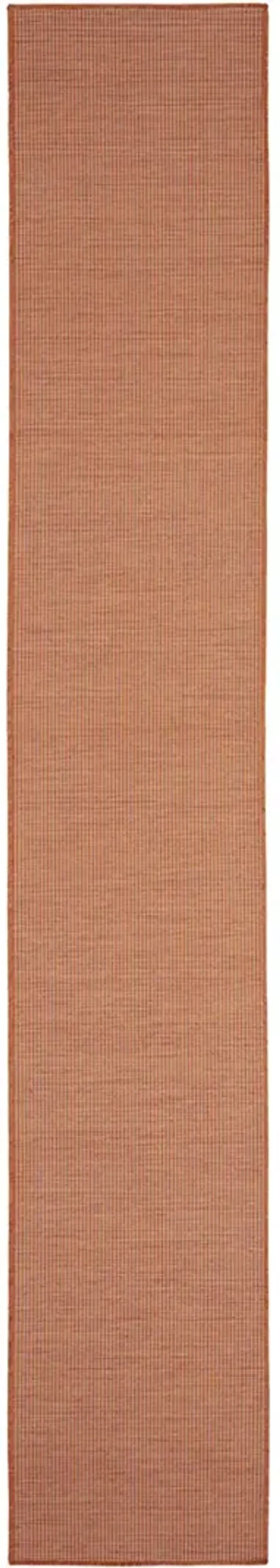 Positano POS01 Terracotta 2'2" x 12' Rug