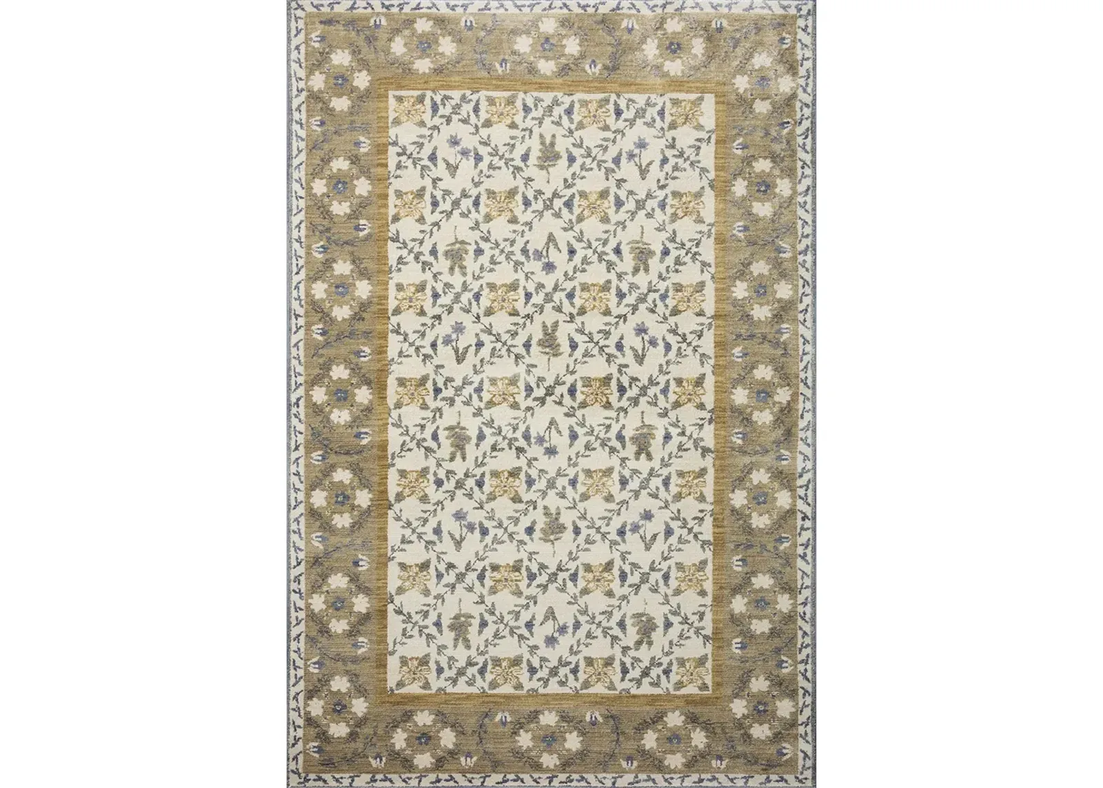 Fiore FIO03 Gold 6'3" x 9' Rug