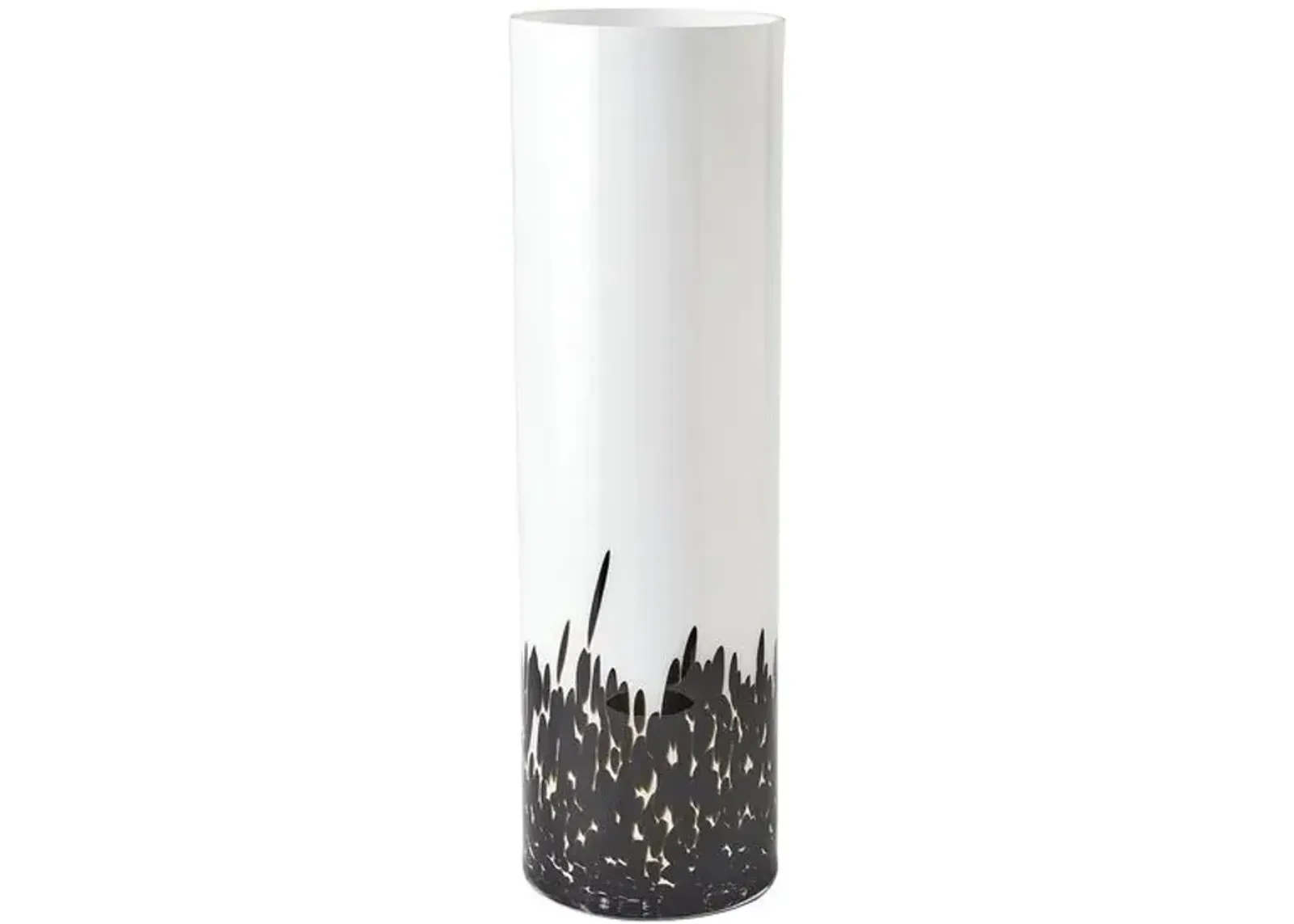 Confetti Vase Black/White-Large