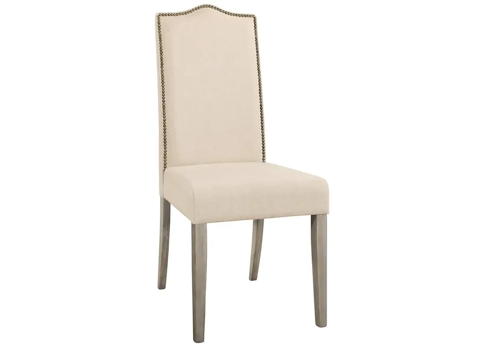 Carolina Living Romero Parson Chair - Weathered Gray - Linen Upholstery