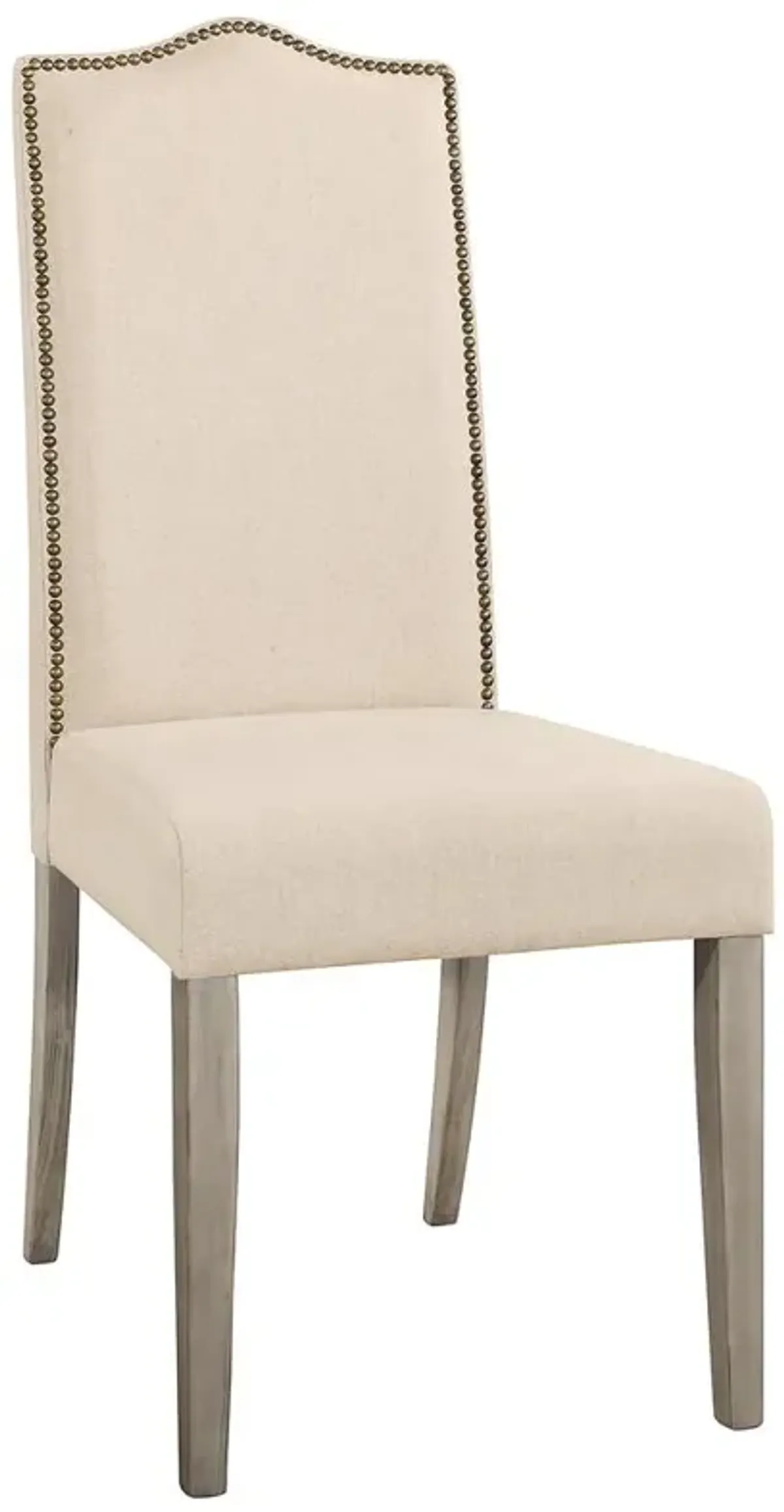 Carolina Living Romero Parson Chair - Weathered Gray - Linen Upholstery