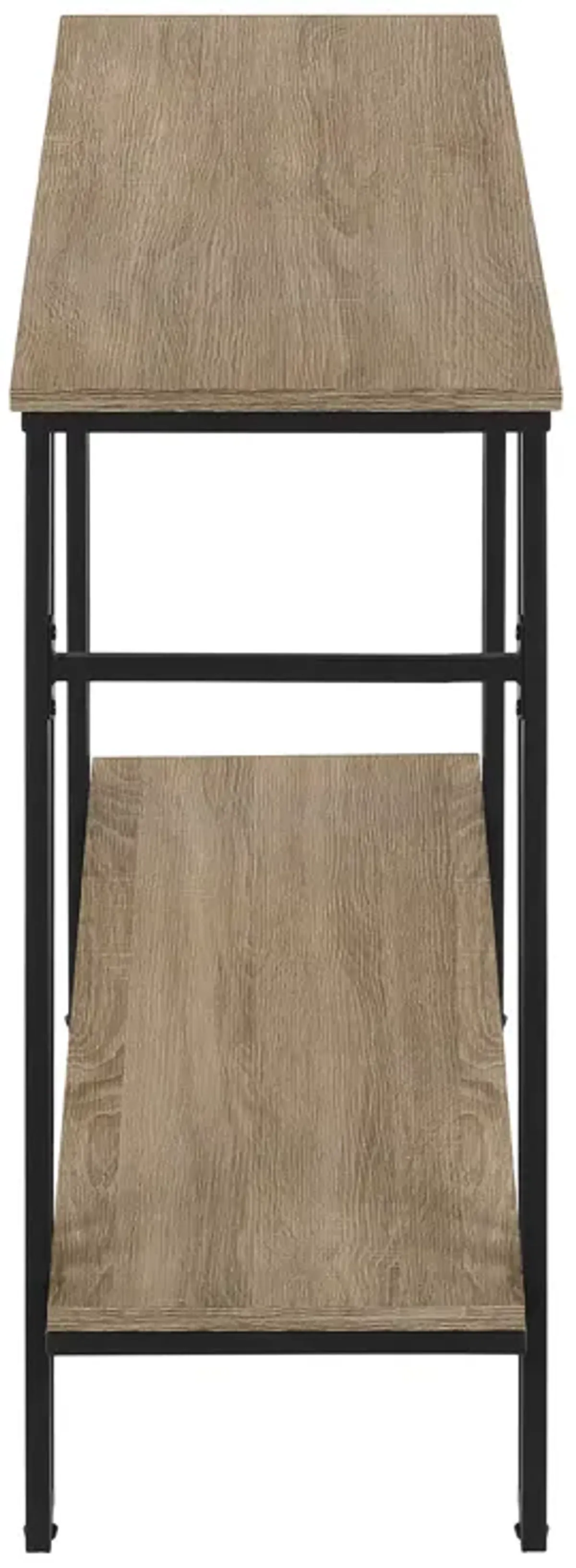 Monarch Specialties I 3577 Accent Table, Console, Entryway, Narrow, Sofa, Living Room, Bedroom, Metal, Laminate, Brown, Black, Contemporary, Modern