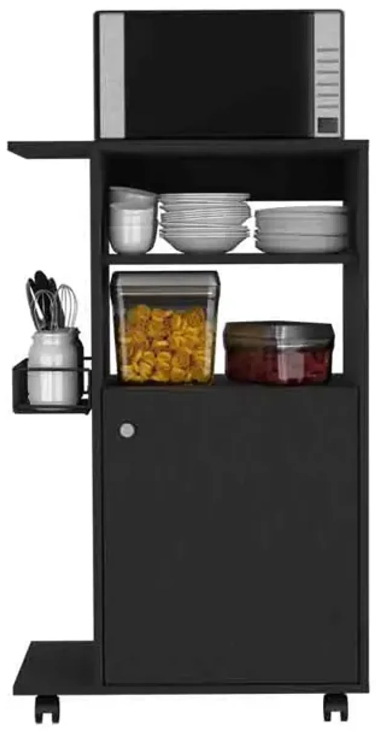 Kitchen Cart Kryot, Kitchen, Black