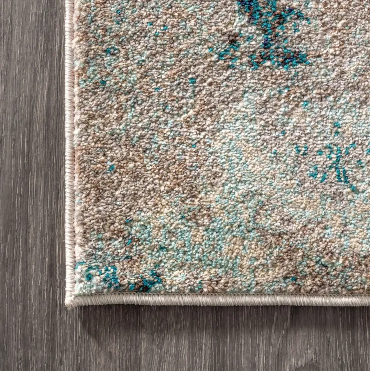 Contemporary Pop Modern Abstract Vintage Faded Area Rug