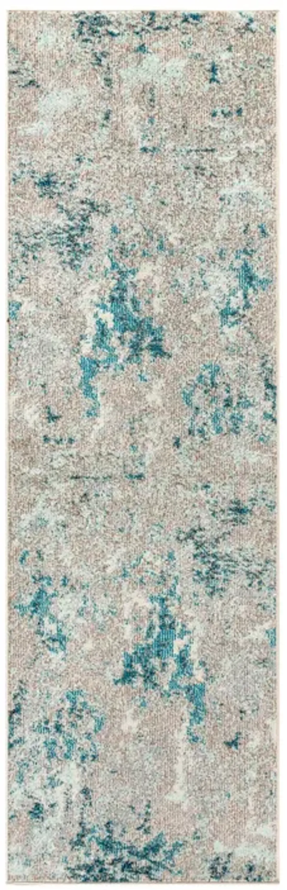 Contemporary Pop Modern Abstract Vintage Faded Area Rug