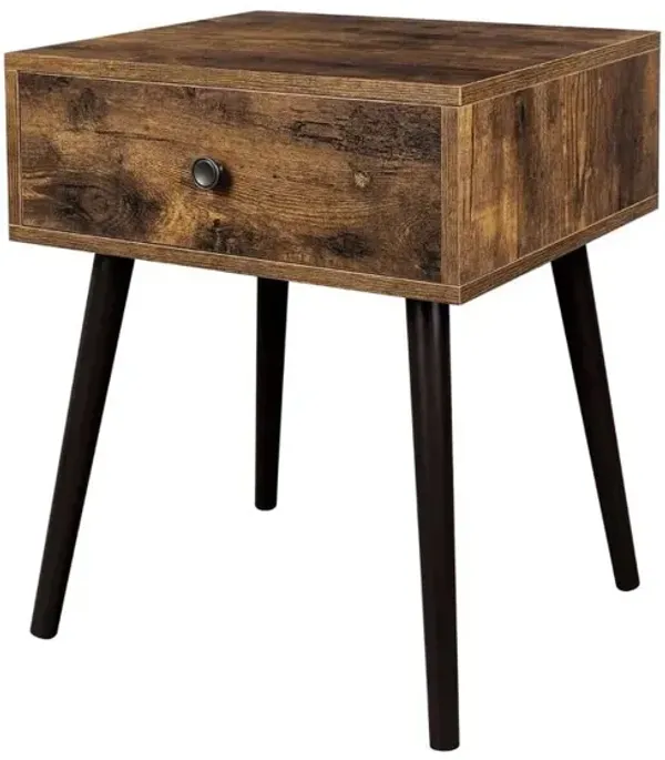 Modern Rustic FarmHouse Table 1 Drawer Nightstand