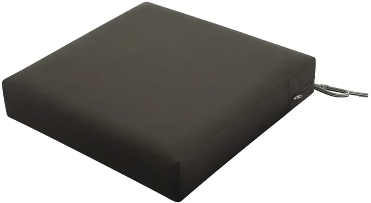 Classic Accessories Ravenna Seat Cushion, 23"W x 23"D x 5"Thick, Espresso