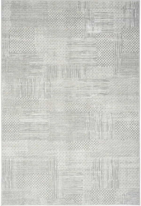 Glitz GLZ09 Silver/Gray 7'10" x 9'10" Rug