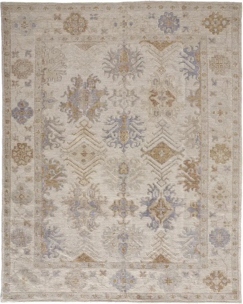 Wendover 6841F Ivory/Tan/Blue 5' x 8' Rug