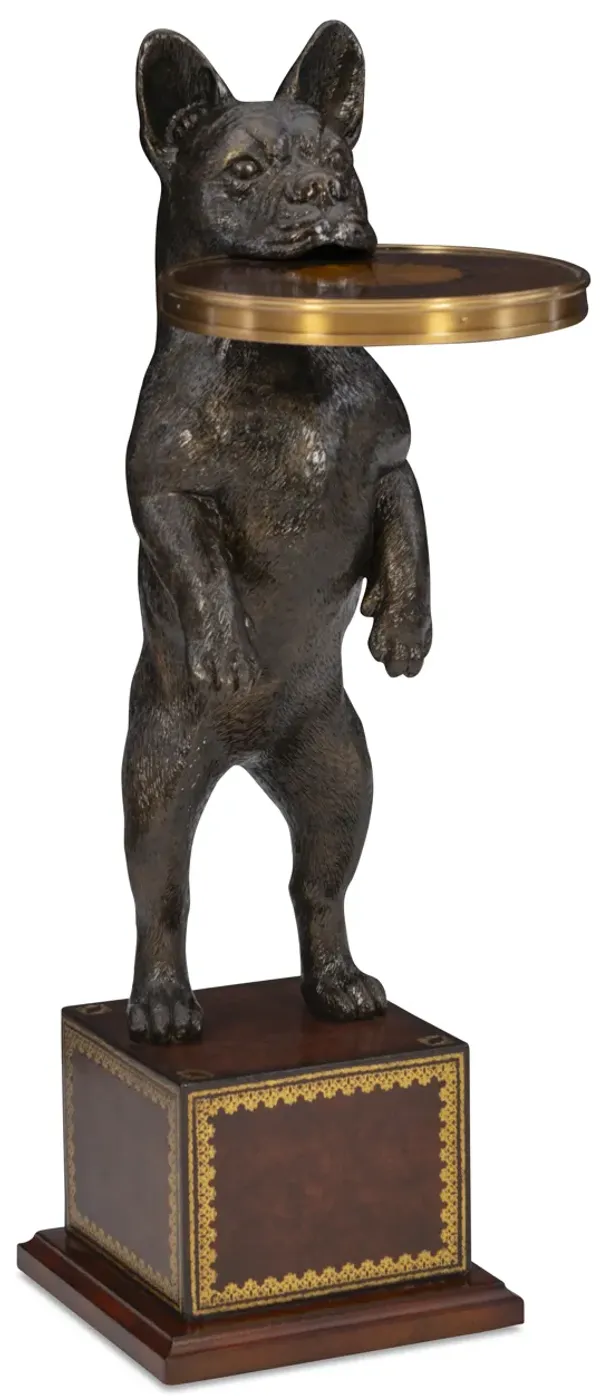 French Bulldog Accent Table