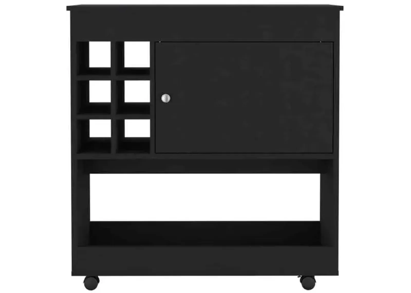 Bar Cart Aloha, Living Room, Black