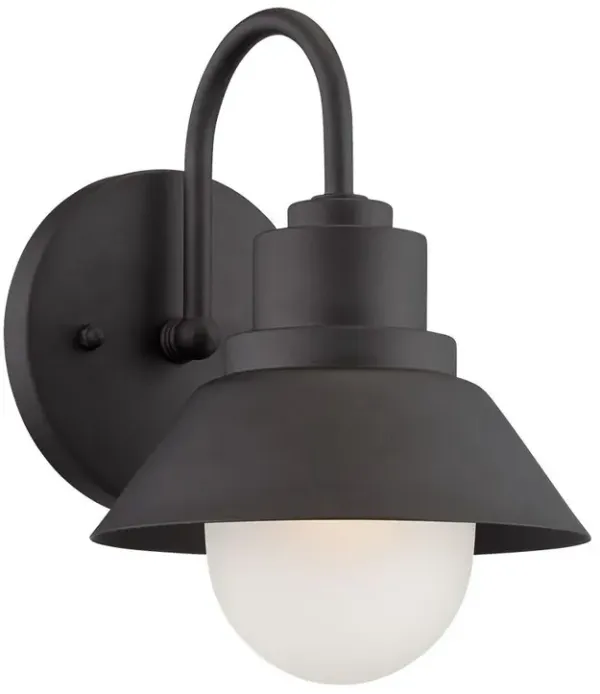 Hivvago Matte Black Lamp Shade Wall Light