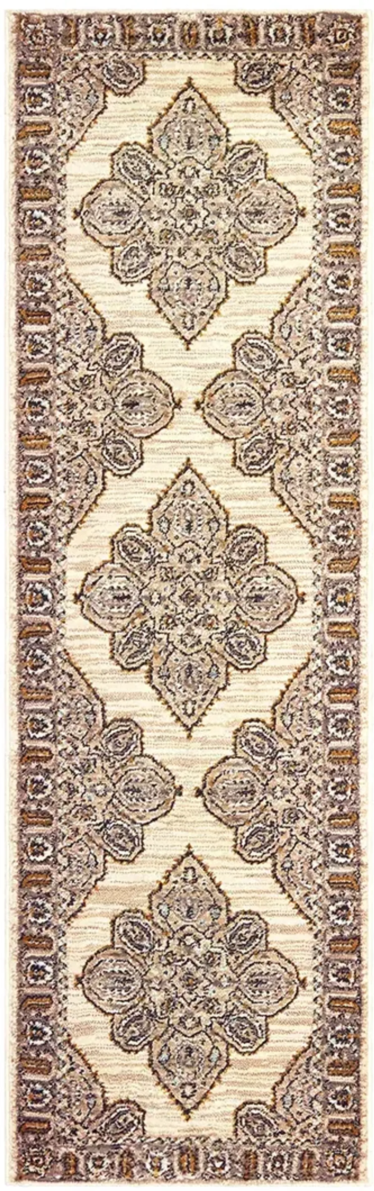 Sedona 2'3" x 7'6" Ivory Rug