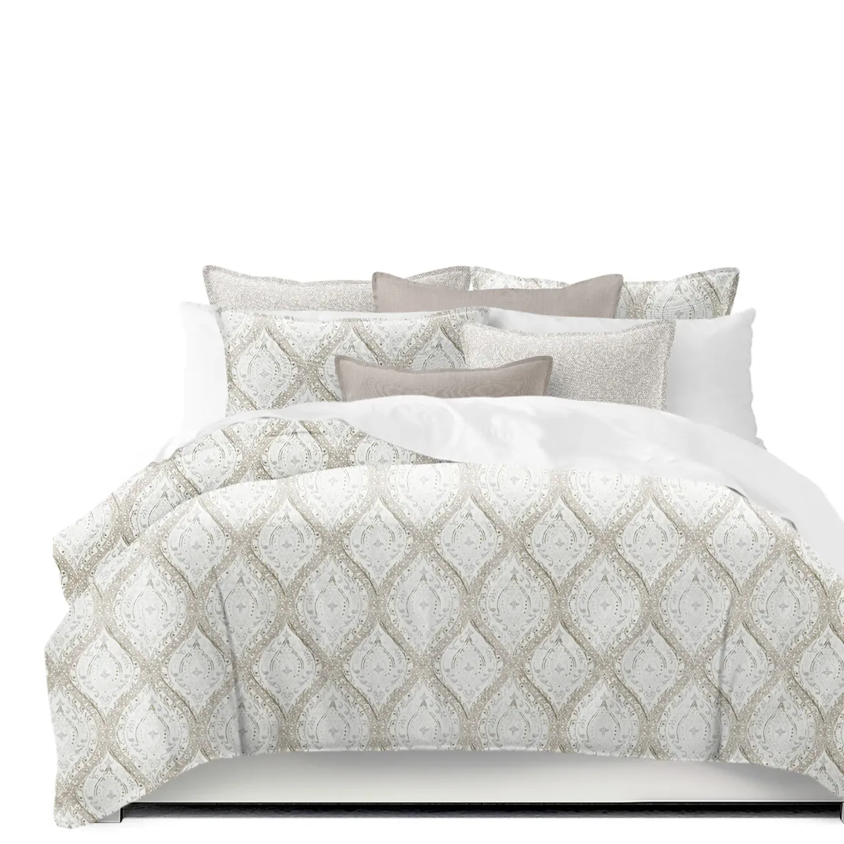 6ix Tailors Fine Linens Cressida Linen Duvet Cover Set