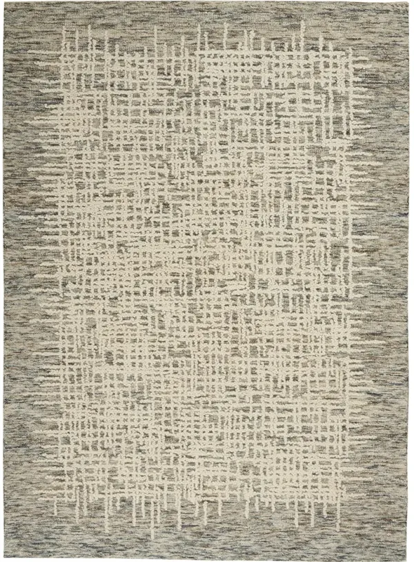 Colorado CLR03 Ivory/Multicolor 3'9" x 5'9" Rug