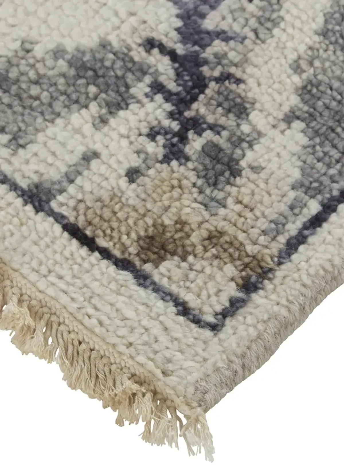 Beall 6712F Ivory/Gray/Taupe 2'6" x 8' Rug