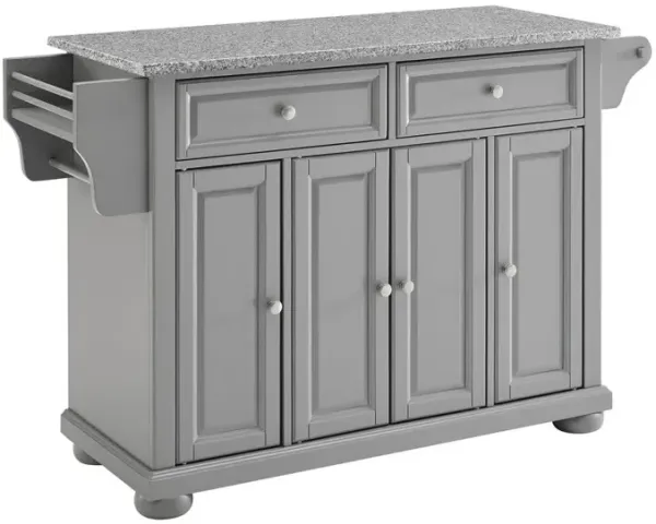Crosley Furniture Alexandria Granite Top Full Size Kitchen Island/Cart