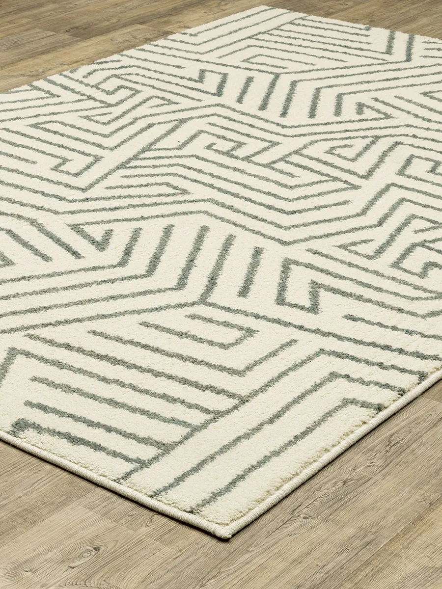 Seneca 2'3" x 7'6" Beige Rug