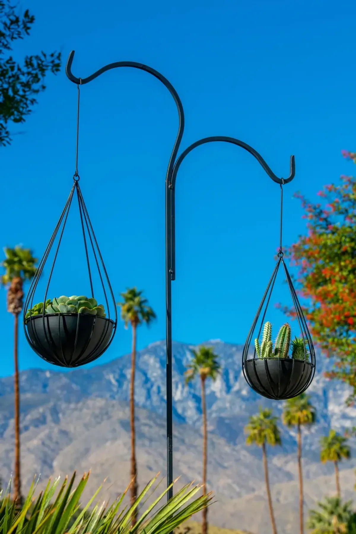 Raindrop Planters-set of 2 (small + large)-matte black