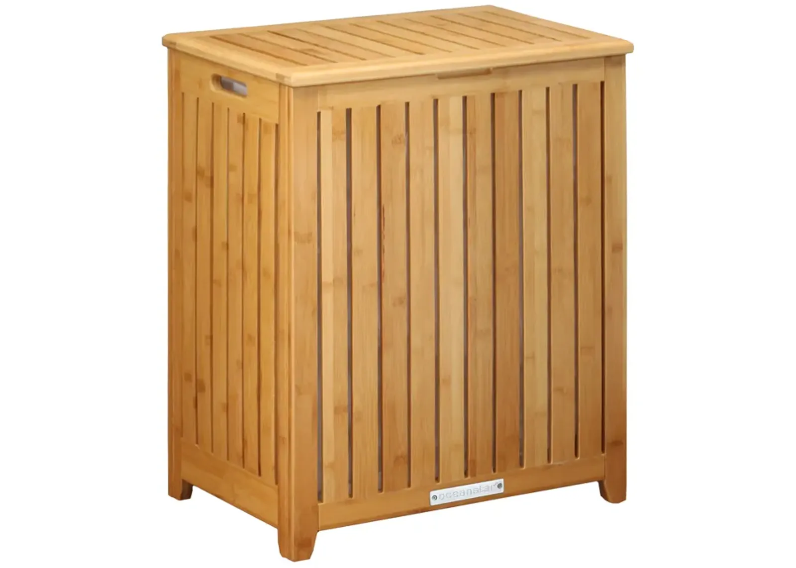 Oceanstar Design  SpaStyle Bamboo Laundry Hamper.