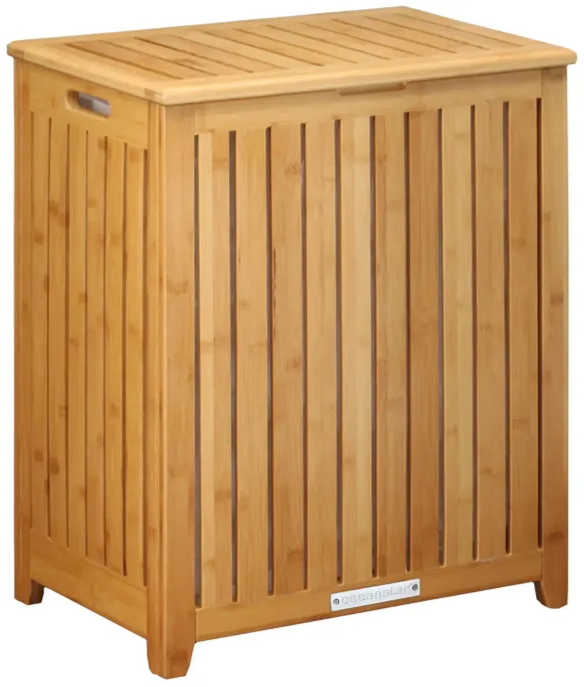 Oceanstar Design  SpaStyle Bamboo Laundry Hamper.