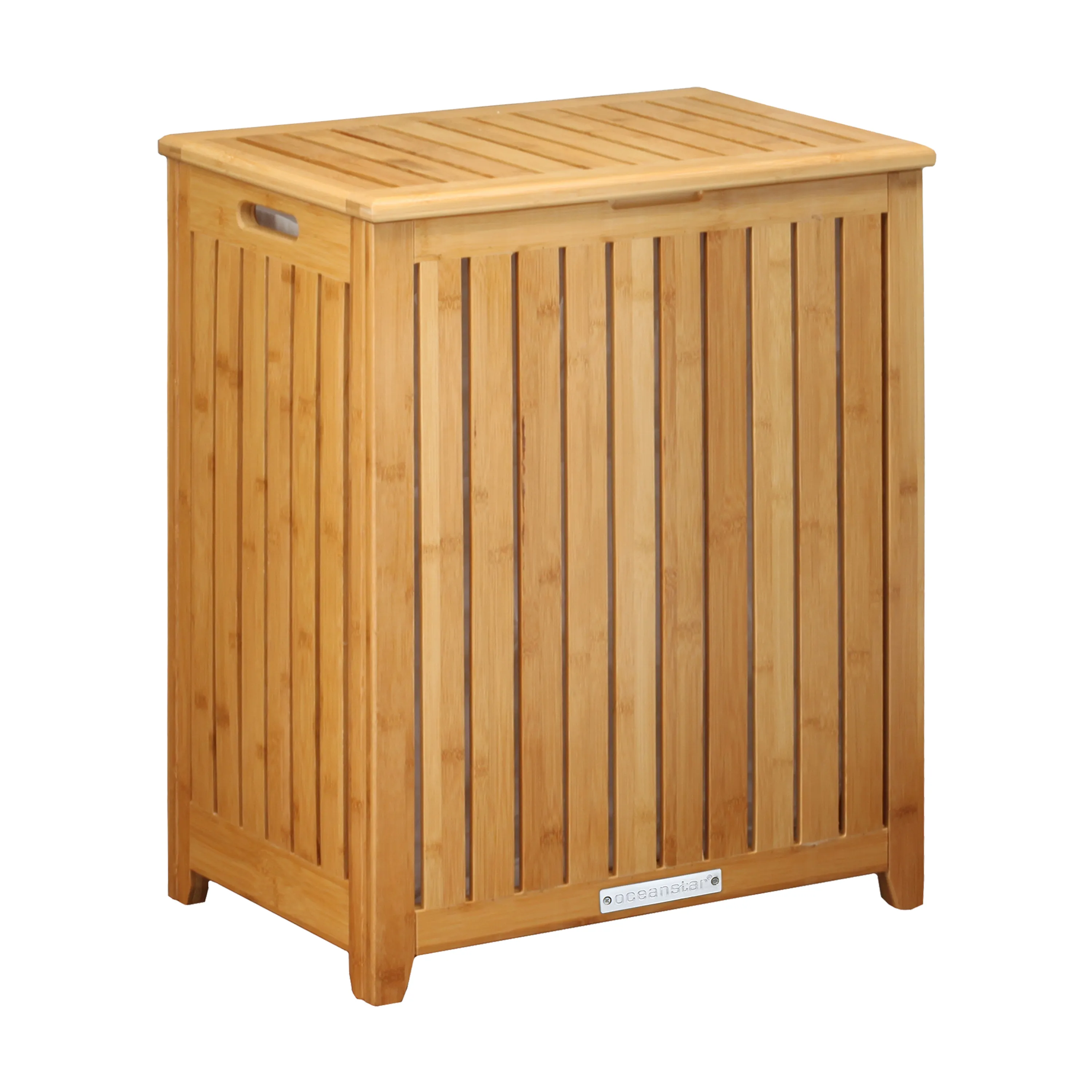 Oceanstar Design  SpaStyle Bamboo Laundry Hamper.