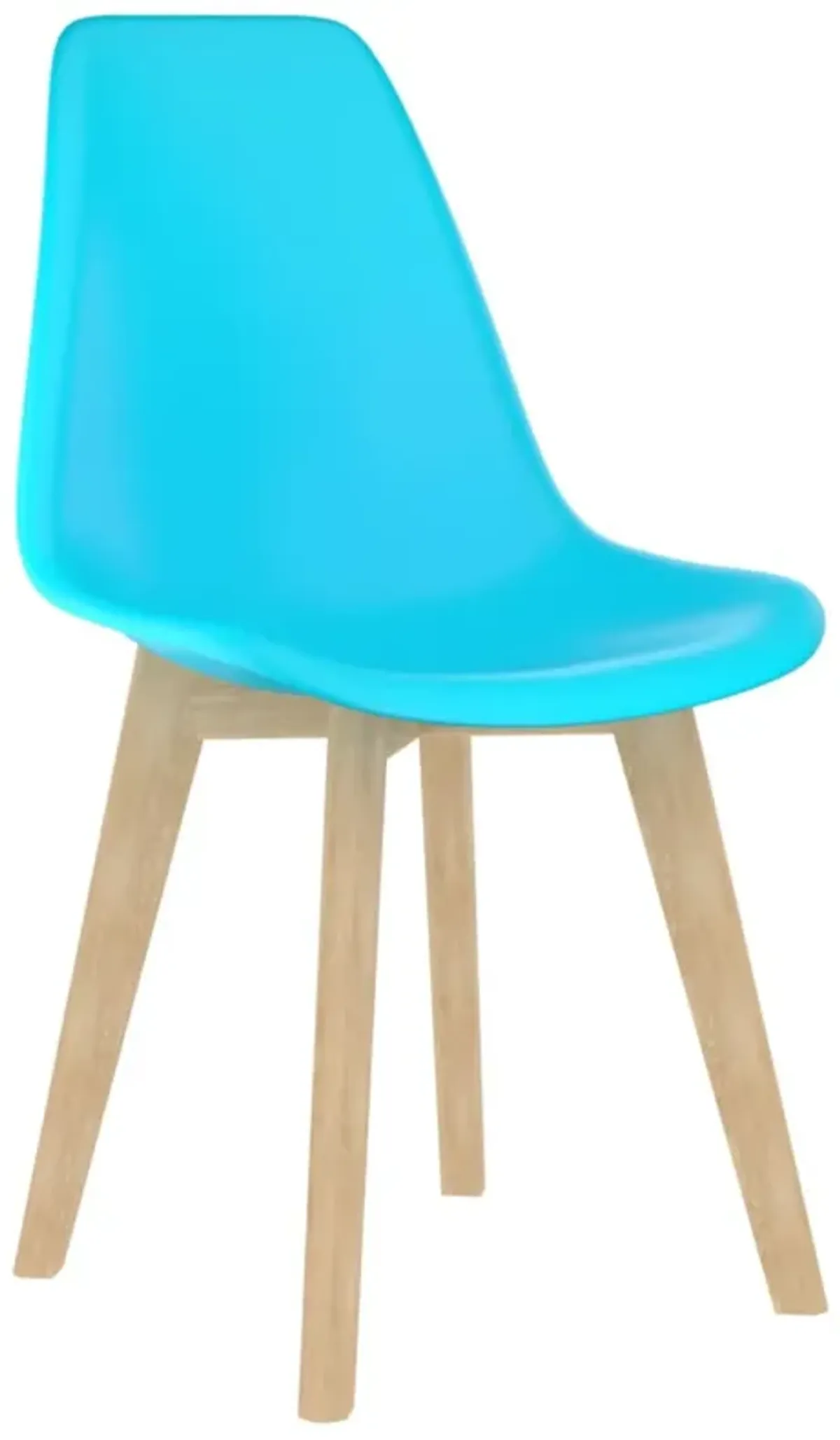 vidaXL Dining Chairs 2 pcs Blue Plastic