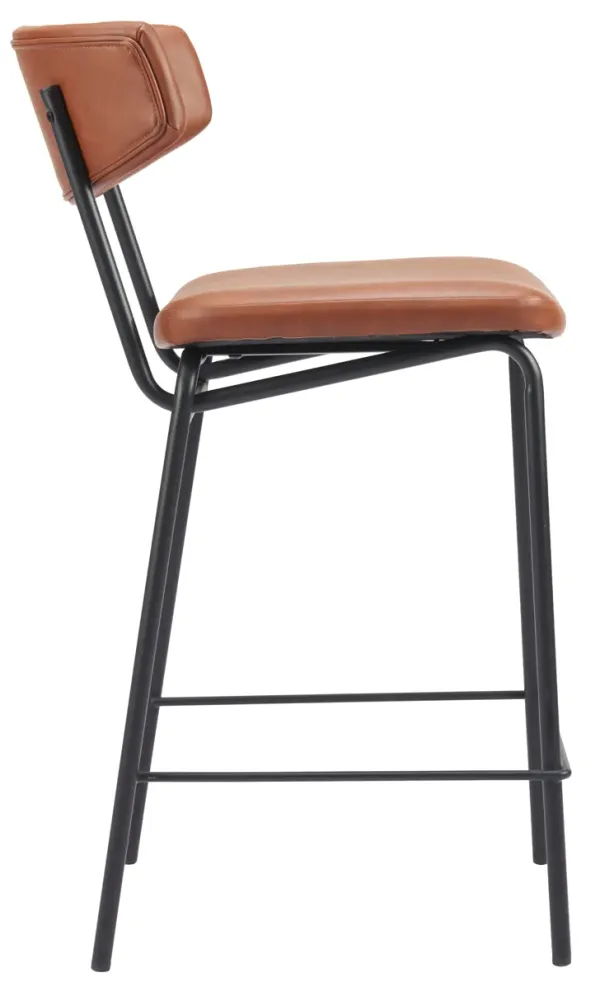 Charon Counter Stool (Set of 2) Vintage Brown