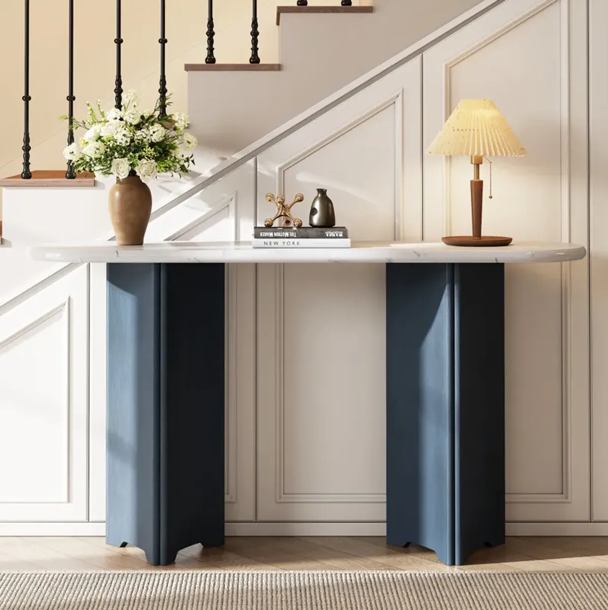 Merax Rustic Console Table for Entrance and Living Room