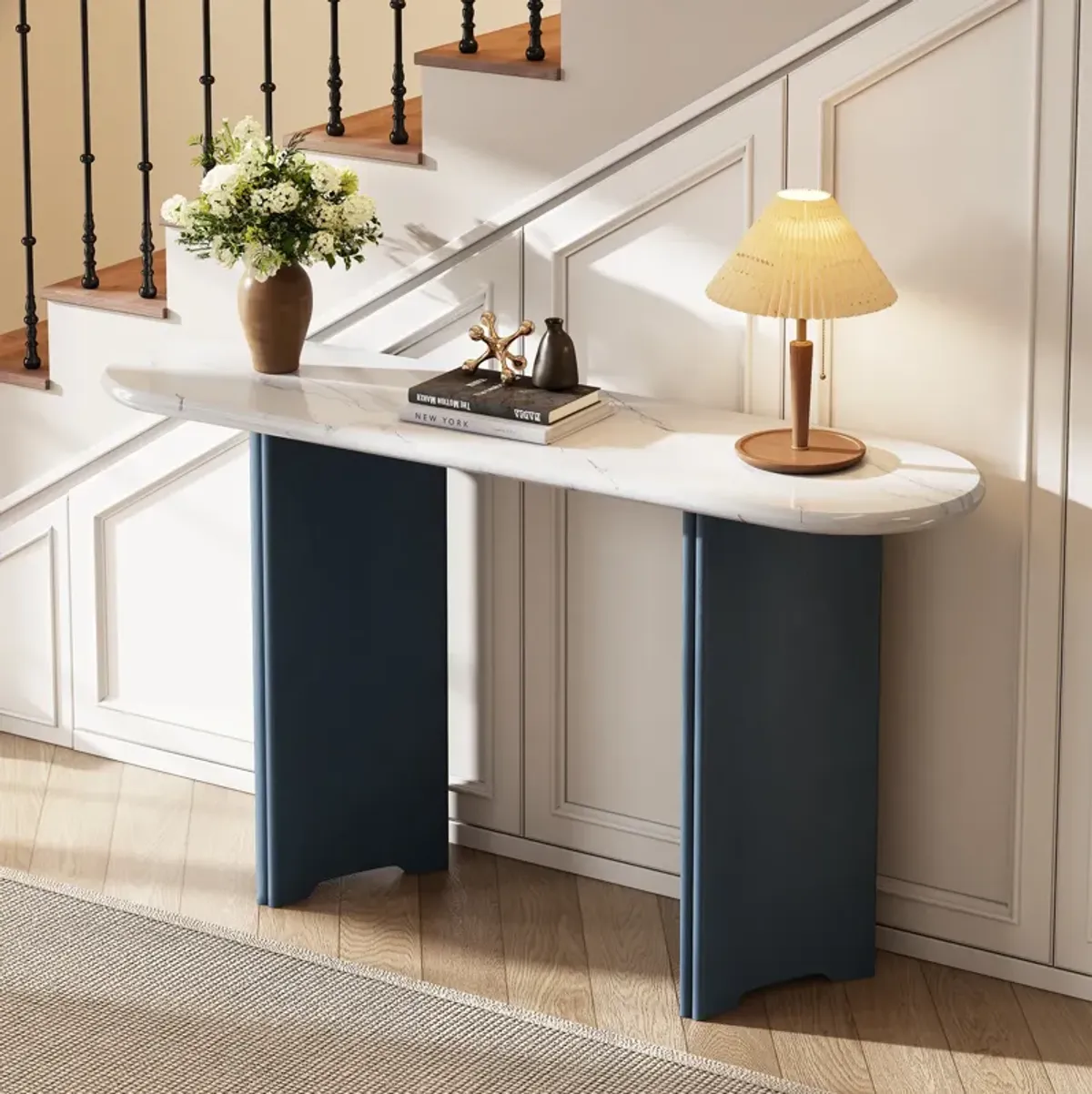 Merax Rustic Console Table for Entrance and Living Room