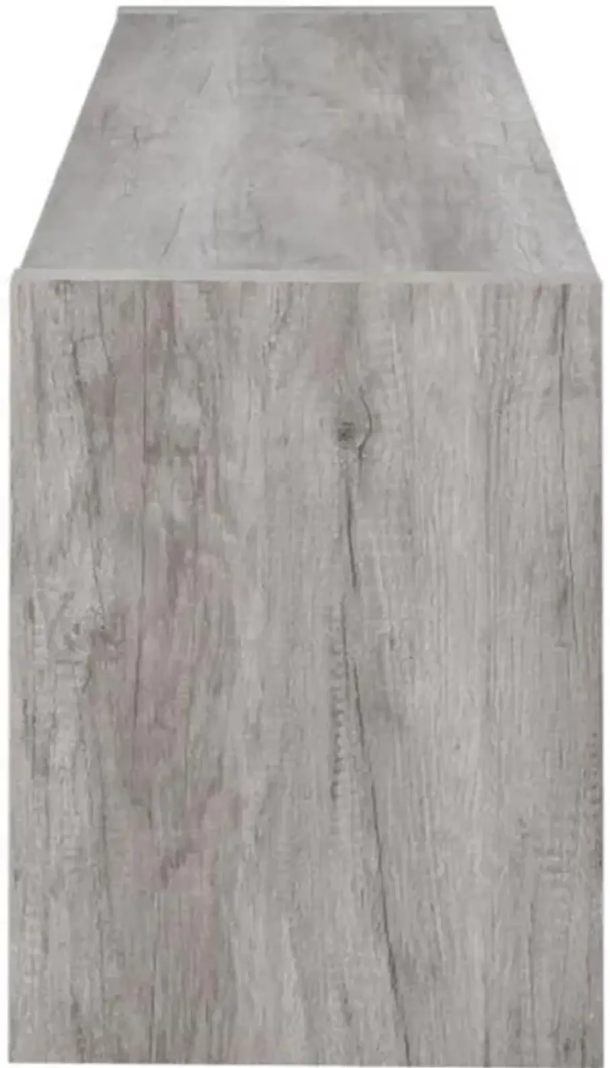 Marvelous driftwood tv console, Gray - Benzara