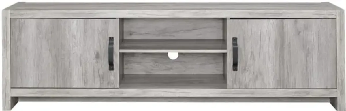 Marvelous driftwood tv console, Gray - Benzara