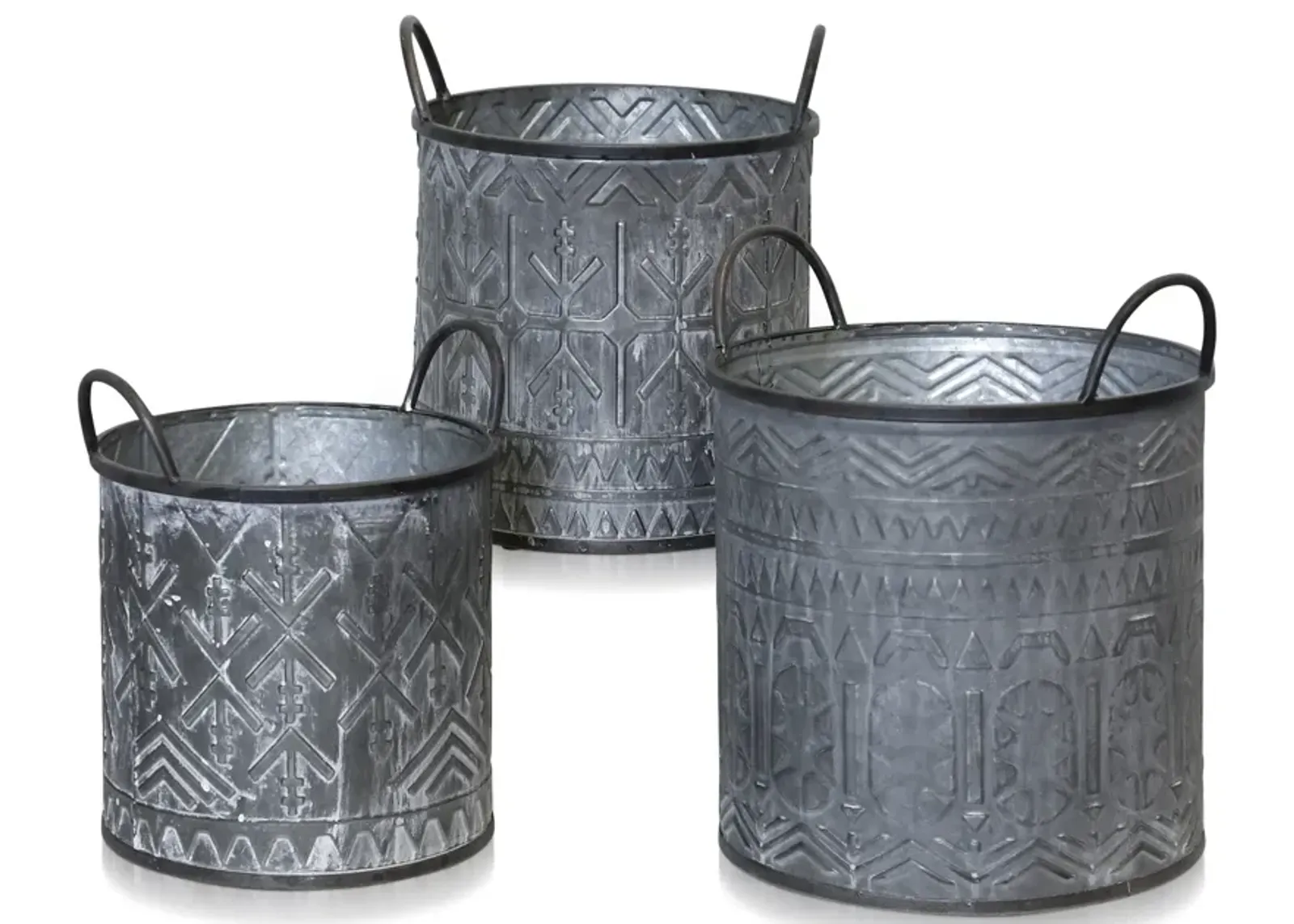 Galvanized Bucket Set