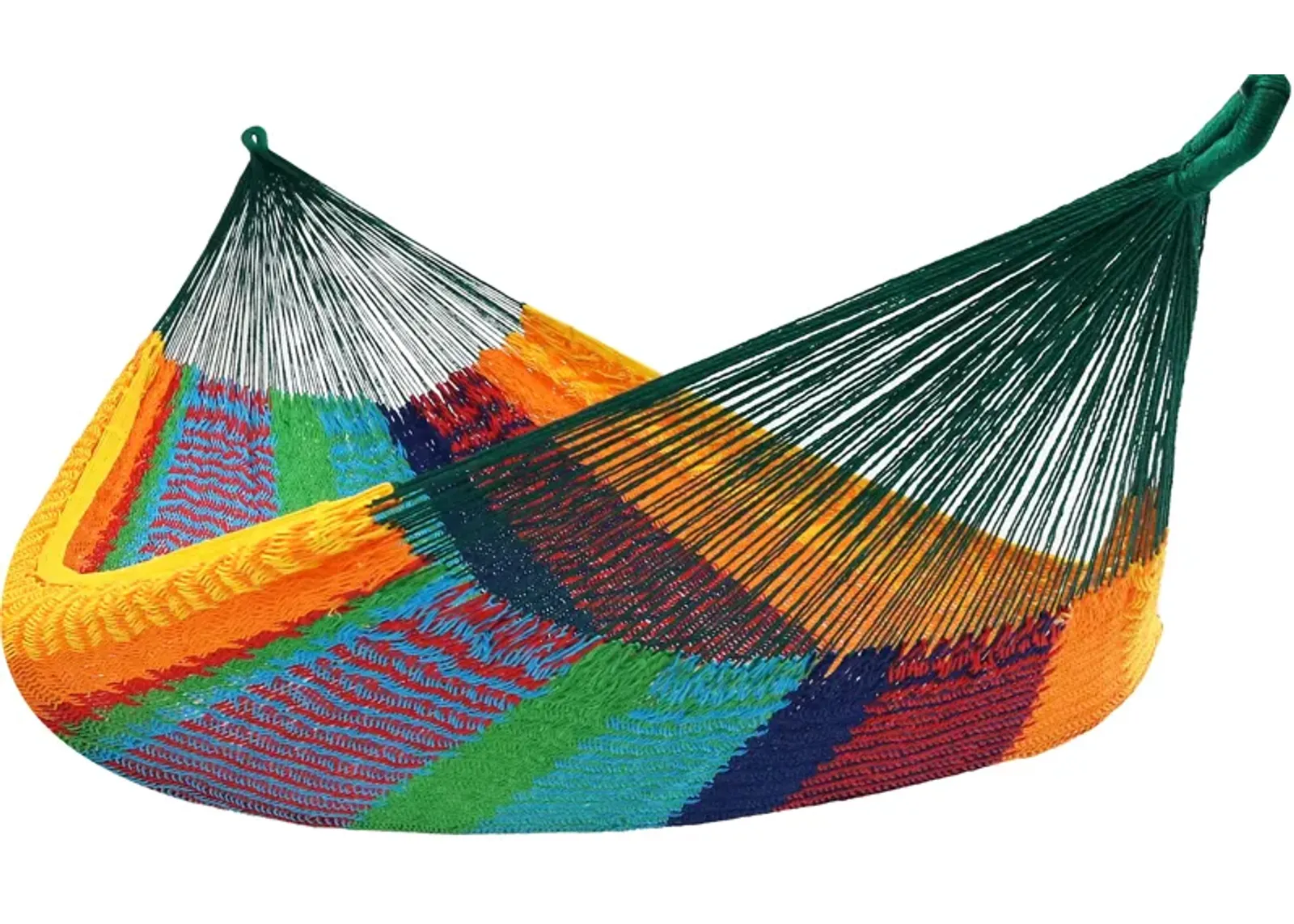 Sunnydaze 2-Person Cotton and Nylon Woven Fabric Hammock