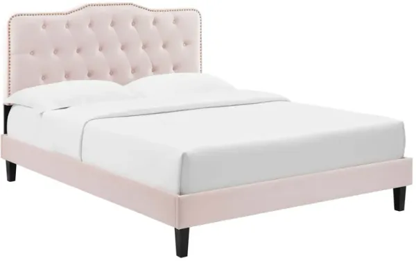 Modway - Amber Performance Velvet Queen Platform Bed
